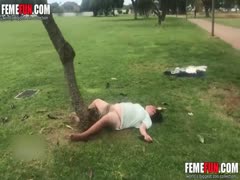 This lady was brutally punished outside, something that has never been done before.